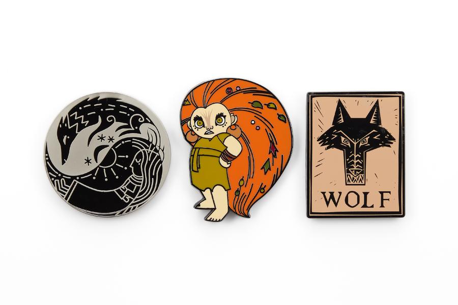 Pinfinity Wolfwalkers Trio Set Wolfwalkers AR Limited Edition Pin Set