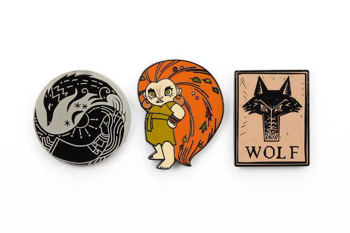 Pinfinity Wolfwalkers Trio Set Wolfwalkers AR Limited Edition Pin Set