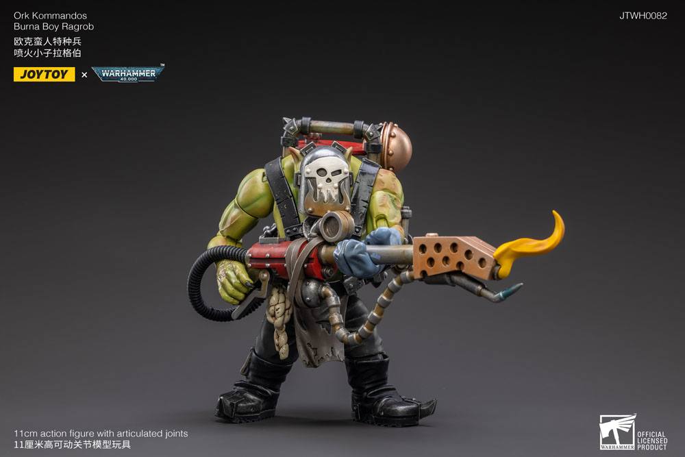 Warhammer 40K 1/18 Scale Ork Kommandos Burna Boy Ragrob