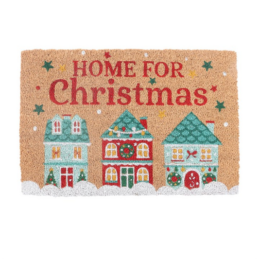Natural Christmas Street Doormat, alternate view