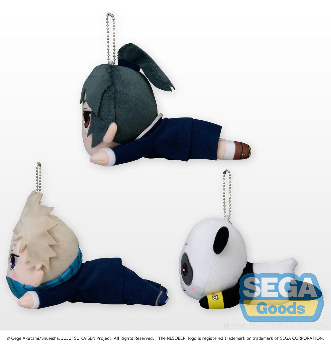 Jujutsu Kaisen – Maki Zen’in, Toge Inumaki & Panda – Jujutsu Kaisen 0: The Movie – NESOBERI MP Plush Vol. 2