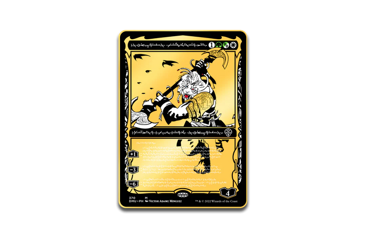 Pinfinity Ajani, Sleeper Agent Magic: The Gathering Dominaria United AR Blackout Pin