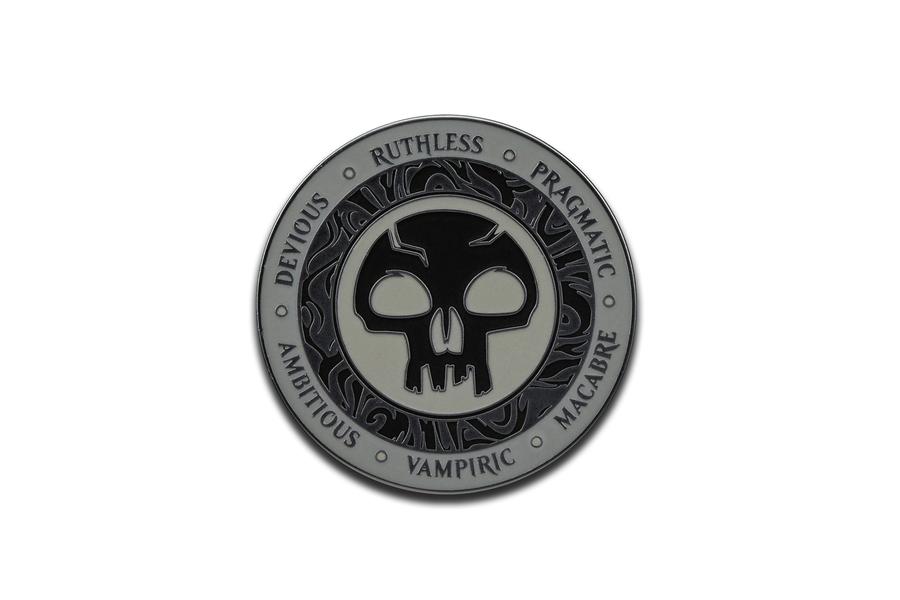 Pinfinity Magic The Gathering Black Mana Crest Augmented Reality Pins