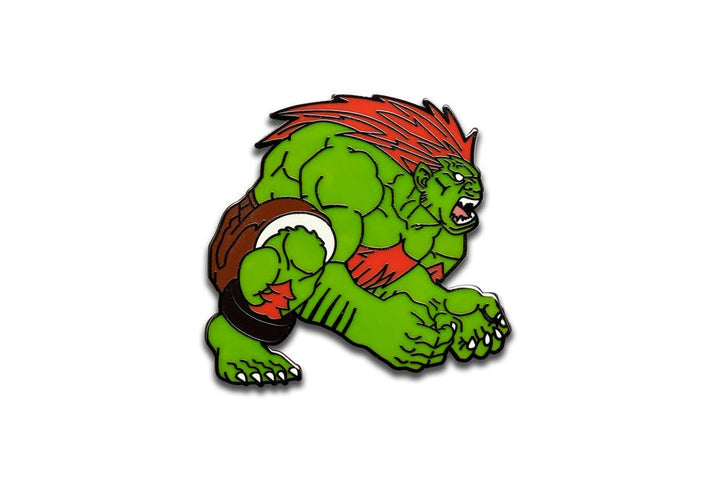 Street Fighter Blanka Video Game AR Pin