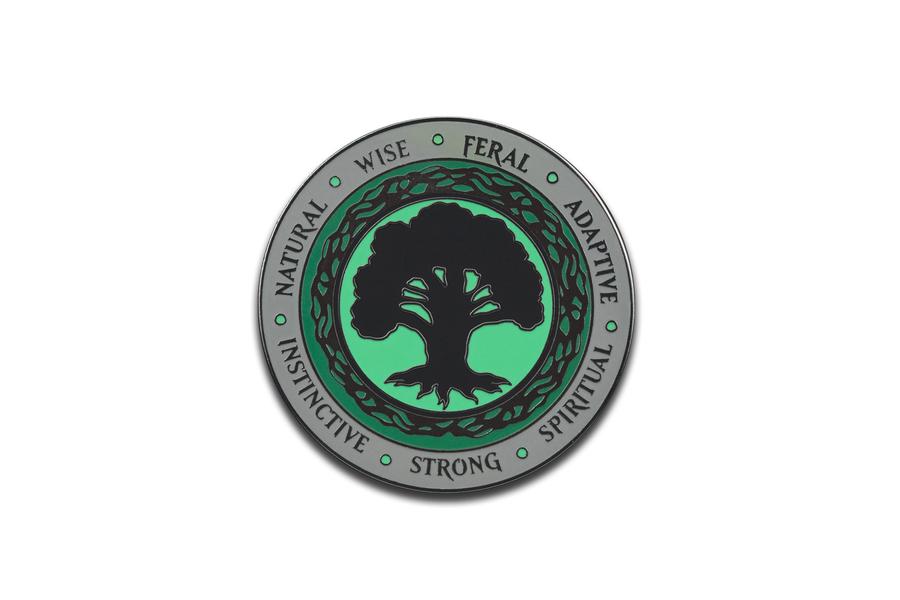 Pinfinity Green Mana Crest Magic The Gathering AR Pin