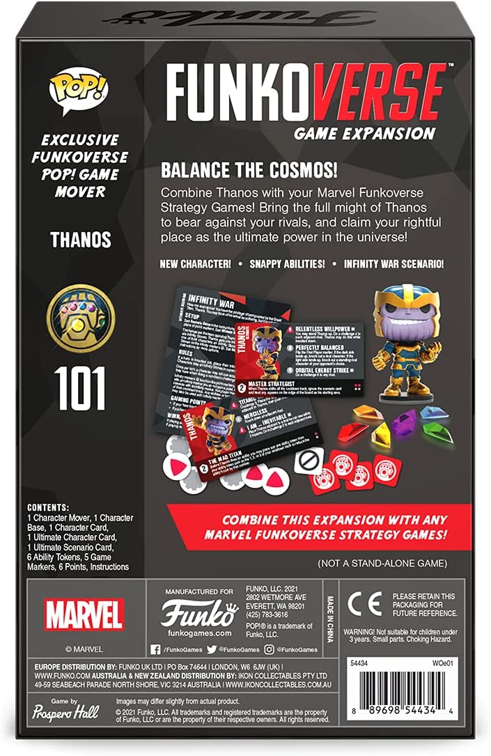 Thanos Marvel Funkoverse Strategy Game Expansion Funko POP! Vinyl Figure