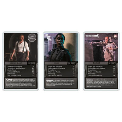 Top Trumps Every Assignment James Bond Card Game