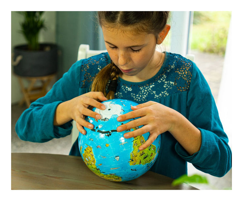 Children's World Globe 180 Piece 3D Puzzle - Image