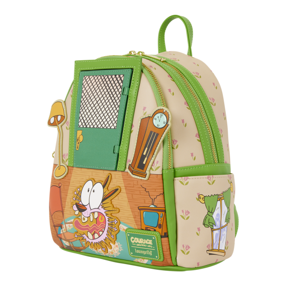 Loungefly - Courage The Cowardly Dog Mini Backpack
