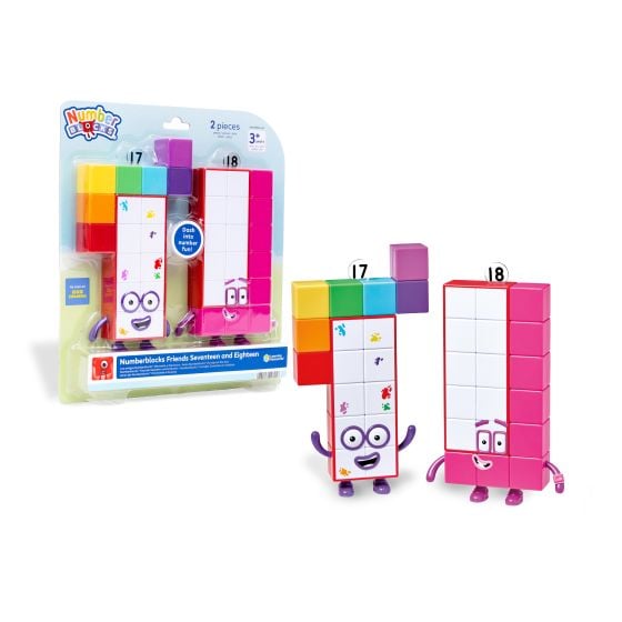 Numberblocks Friends Seventeen and Eighteen