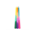 Set of 3 Dipped Aura Energy Taper Candles