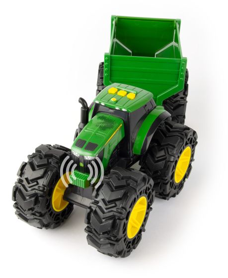 John Deere Lights & Sounds Tractor With Wagon