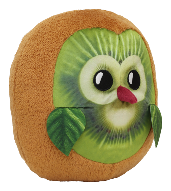 Foodibles S2 Lrg Scented Plushies Kiwi Owl - Image