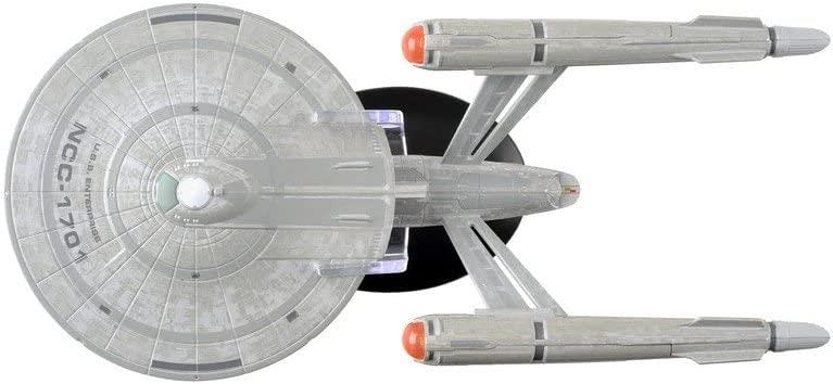 U.S.S. Enterprise NCC-1701 (Constitution-class) 2256 Discovery XL EDITION Model Diecast Ship (Eaglemoss / St, close-up detail