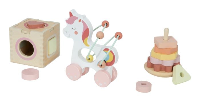 Wooden 3 in 1 Box Unicorn
