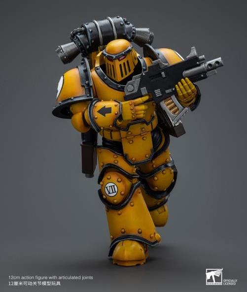 Warhammer 40k Imperial Fists Legion MkIII Tactical Squad Legionary with Bolter 1/18 Scale Figure
