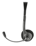 Trust Ziva Chat Wired Gaming Headset Black side angle