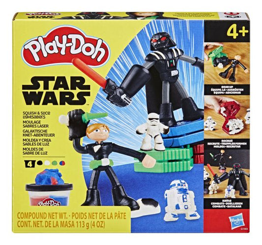 Play-Doh Star Wars Squish & Slice Lightsabers collectible from Abgee