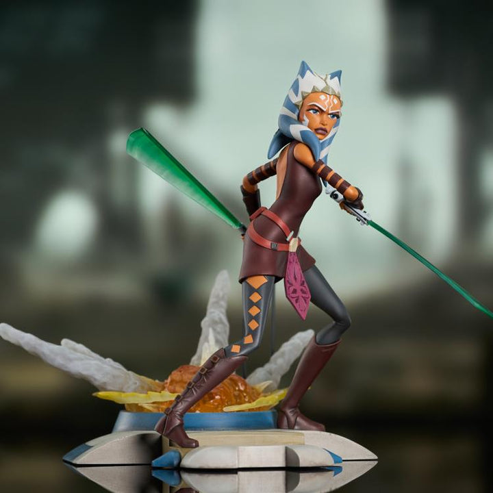 Star Wars Clone Wars Gallery Ahsoka Figure Diorama