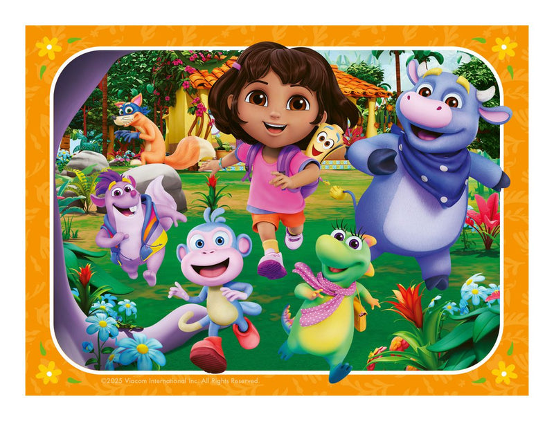 Dora 4 in a Box Jigsaw Puzzles - Image