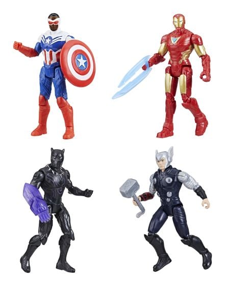 Marvel Avengers 4" Evergreen Figure Assortment 6 Pack