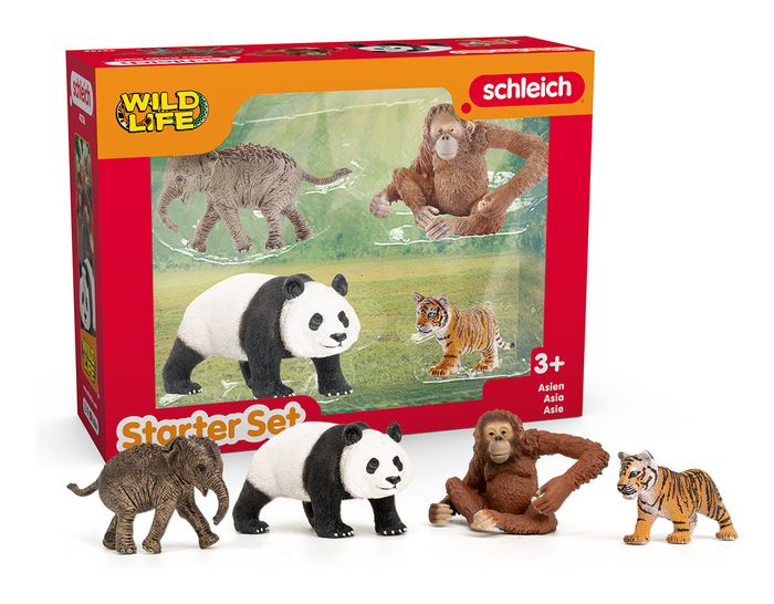 Schleich - Wild Life "Asia" Starter Set - Image