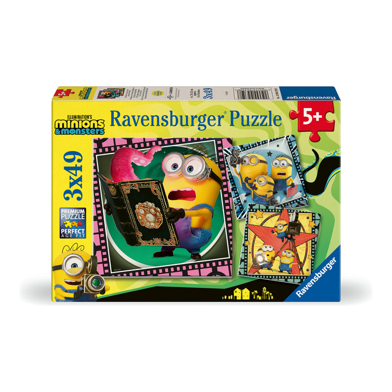 Minions 3 3x 49 Piece Jigsaw Puzzles