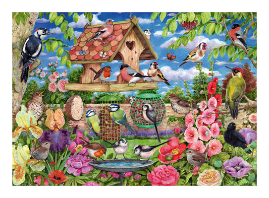 A Bird's Banquet 1000 Piece Jigsaw Puzzle