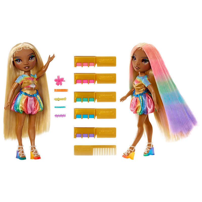 Rainbow High Hair Chalk & Style Doll - Meline