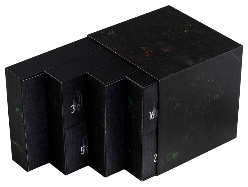 Eaglemoss STAR TREK Borg Cube Advent Calendar (STCAL001), in display