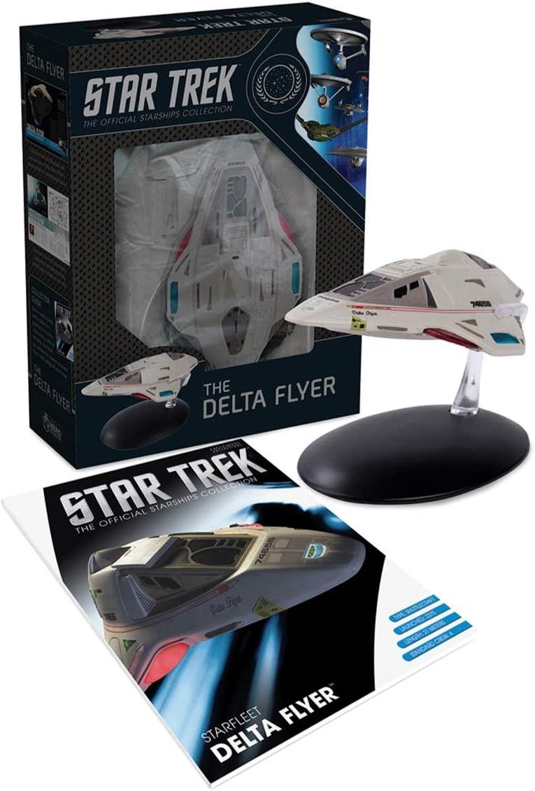 Starfleet Delta Flyer Model Diecast Ship (Eaglemoss / Star Trek), rear view