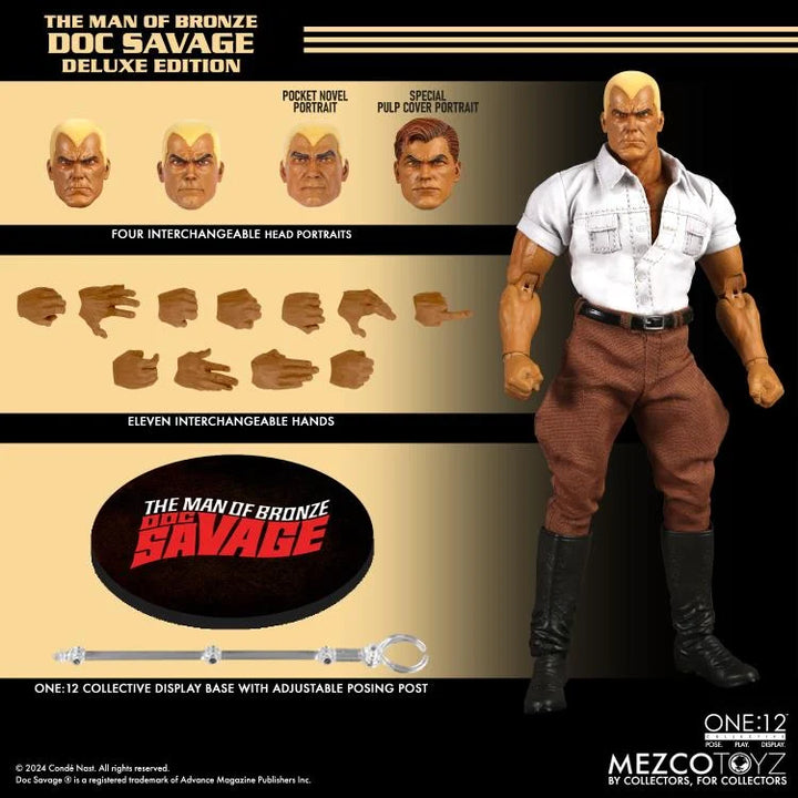 Doc Savage: The Man of Bronze One:12 Collective Doc Savage (Deluxe Edition) Action Figure