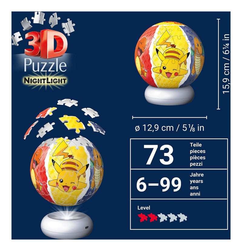 Pokemon 3D Puzzle Night Light - Image