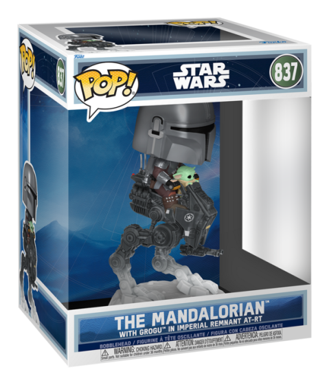Ride Deluxe - Star Wars Mandalorian & Grogu - Mandalorian with Grogu Funko Pop! Vinyl Figure