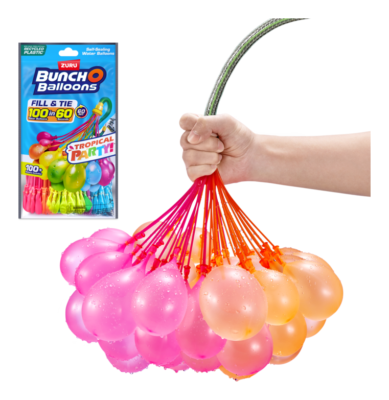Bunch O Balloons Tropical Party 3 Pack Assorted - Image
