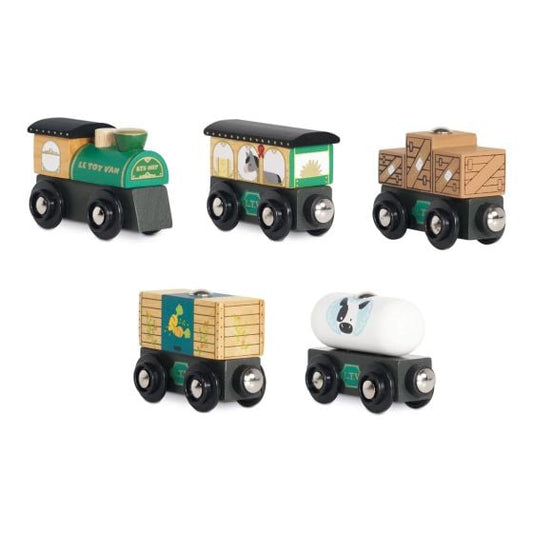 LTV Great Green Train & Goods Wagons 5 Pieces