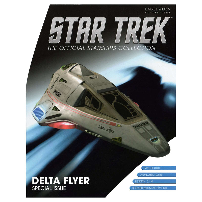 Delta Flyer XL EDITION Model Diecast Ship (Eaglemoss / Star Trek), packaging shot