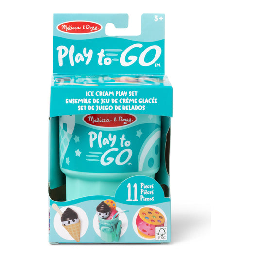 Melissa & Doug - Play To Go Ice Cream Playset