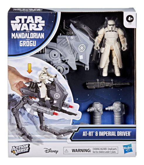 Star Wars ActionVerse AT RT & Imperial Remnant AT RT Driver