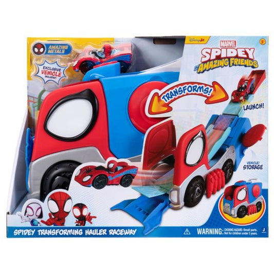 Spidey and Friends Transforming Hauler Raceway