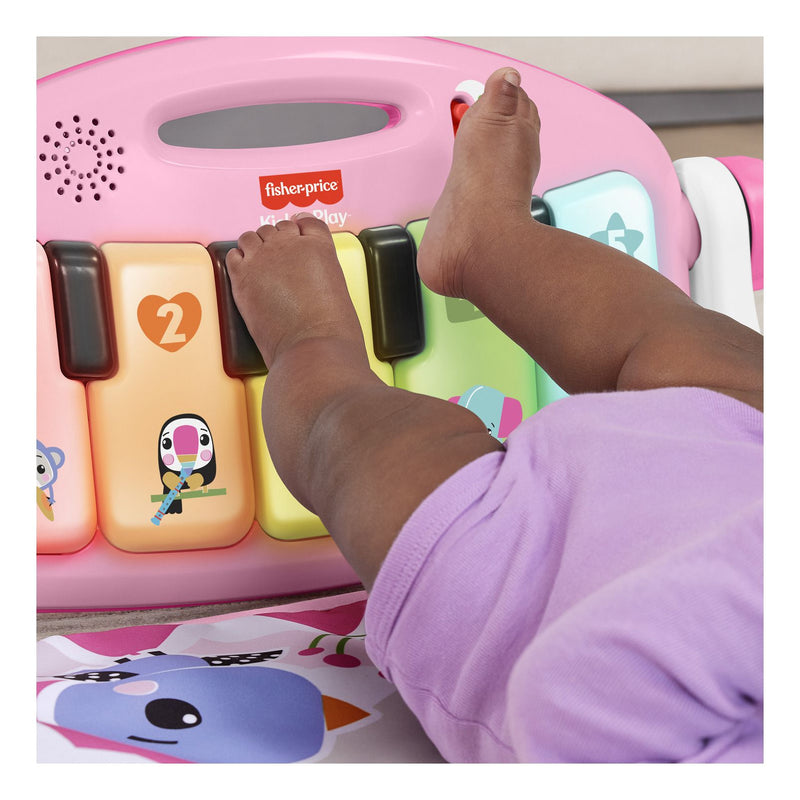Fisher Price Glow and Grow Kick and Play Gym - Pink - Image
