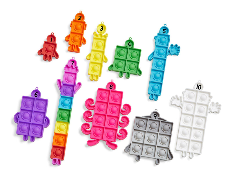 Numberblocks Sensory Bubble Poppers - Image