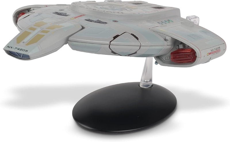 U.S.S. Defiant NX-74205 XL EDITION Model Die Cast Ship (Eaglemoss / Star Trek), alternate view