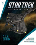 Damar-class Cardassian Intel Science Dreadnought Model Diecast Ship STO (Eaglemoss / Star Trek), rear view