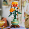 Lego Botanicals 10368 Chrysanthemum Model Set for Adults Ages 18 & Up, side angle