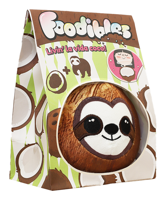 Foodibles S1 Sml Scent Coconut Sloth - Image