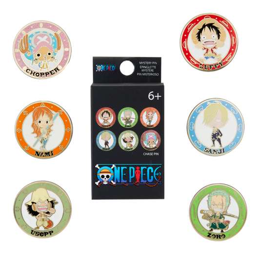 Loungefly - Mystery Pins - One Piece Chibi (Case of 12)