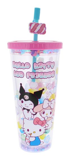 Hello Kitty Beaker & Straw