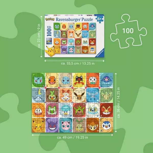 Pokemon 100 Piece XXL Jigsaw Puzzle