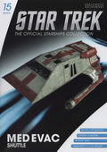 Kelvin-Type Med Evac Shuttle Model Diecast Shuttlecraft Ship (Eaglemoss / Star Trek), rear view